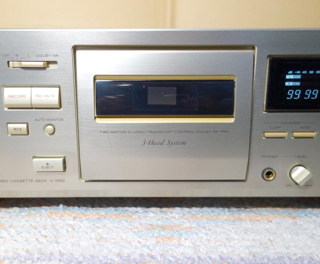 【徹底メンテナンス品】TEAC V-1050 カセットデッキ