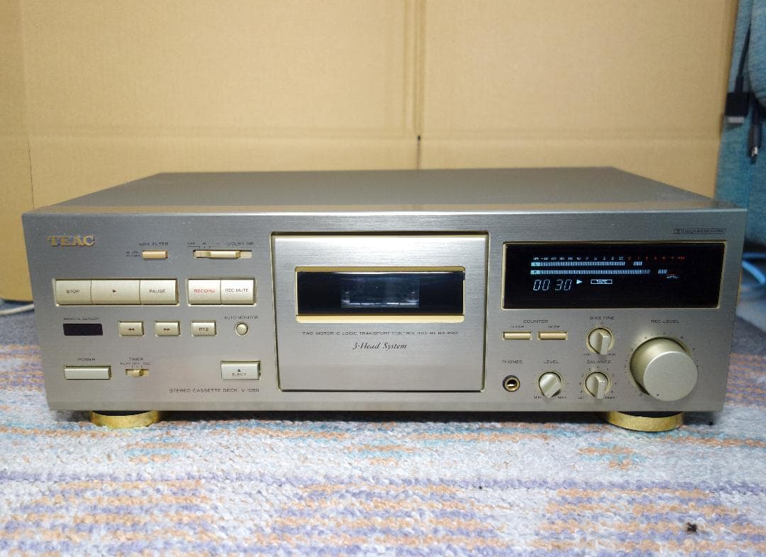 【徹底メンテナンス品】TEAC V-1050 カセットデッキ