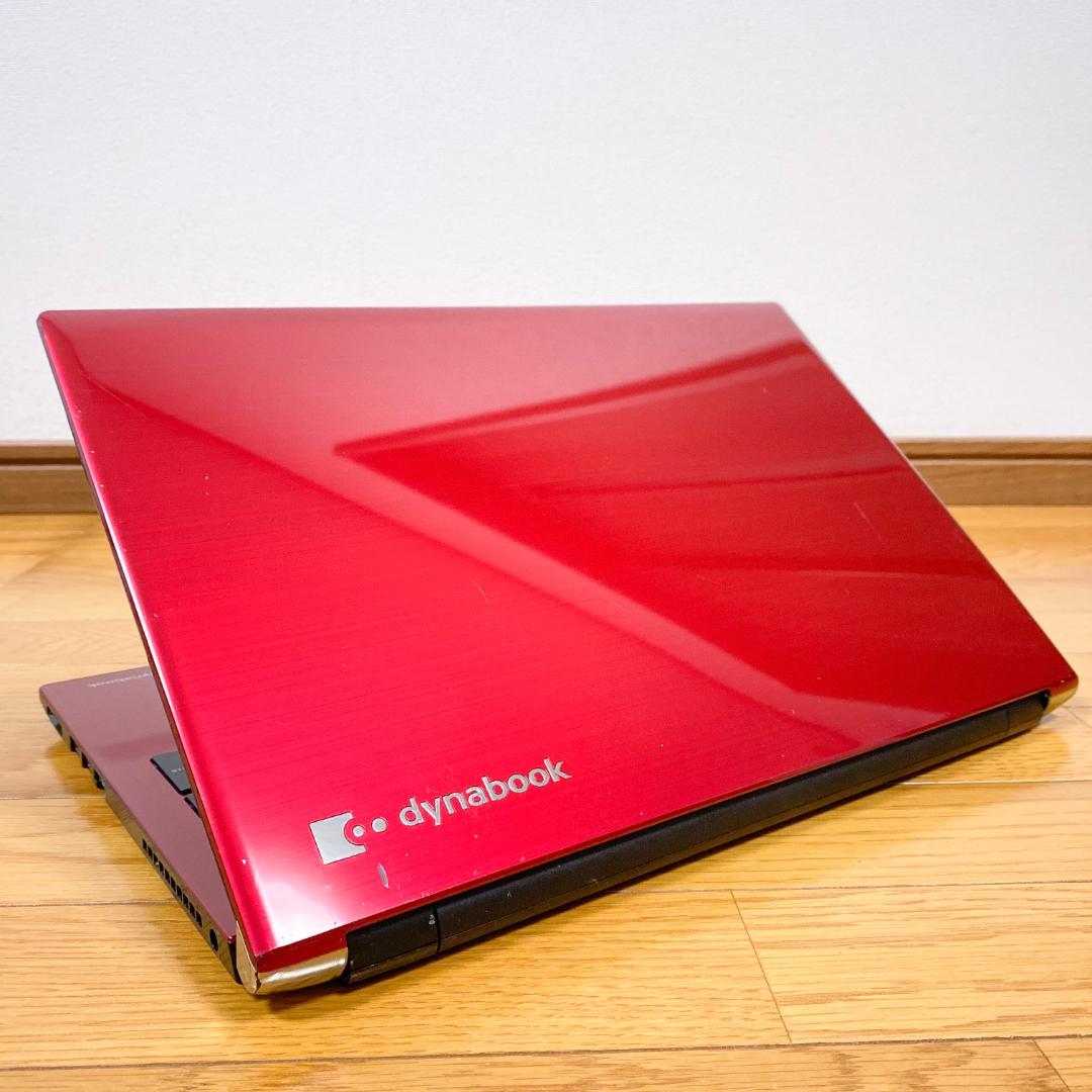 早い者勝ち！東芝ノートパソコン 第7世代i3 新品SSD メモリ8 人気カラー赤
