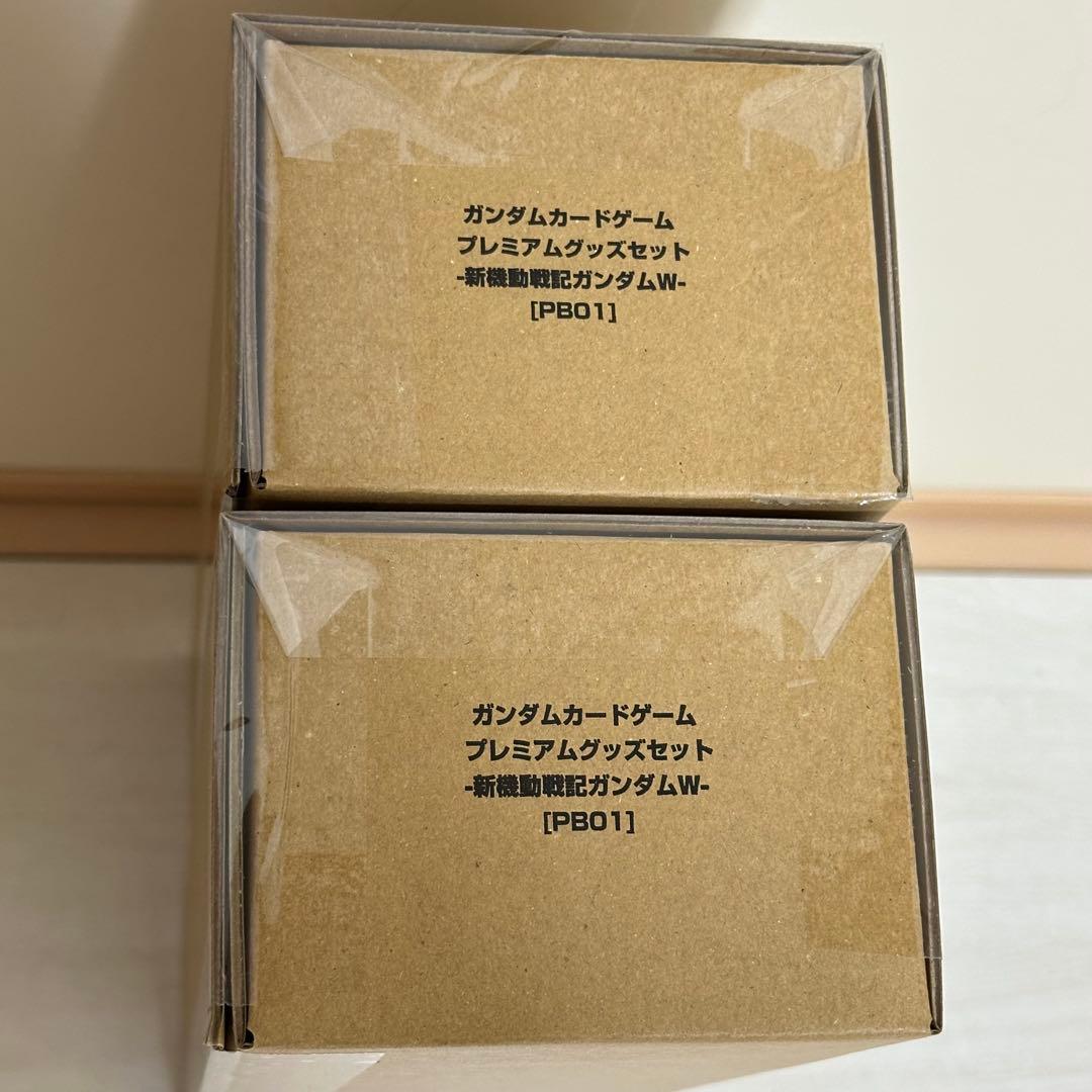 ガンダムカードゲーム　プレミアムグッズセット　新機動戦記ガンダムW　[PB01]