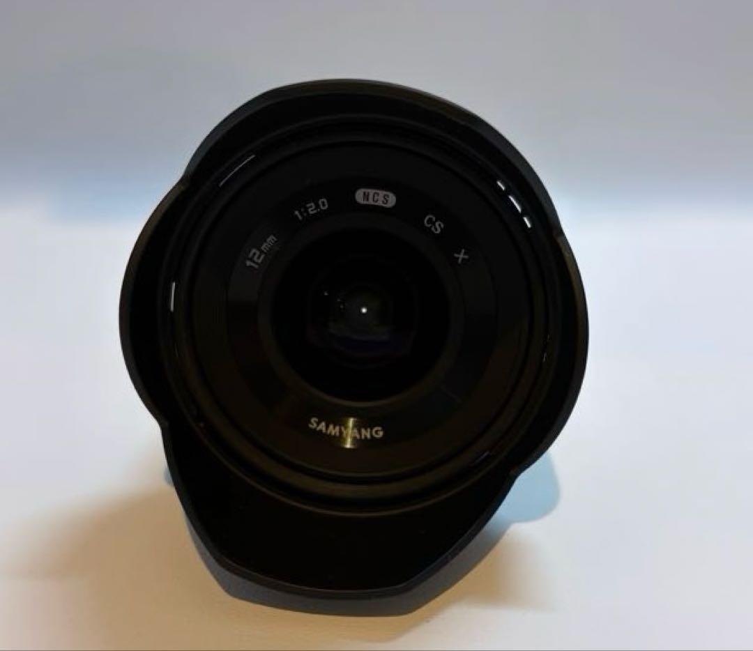 【美品】サムヤン　SAMYANG F2.0 12mm X-mount