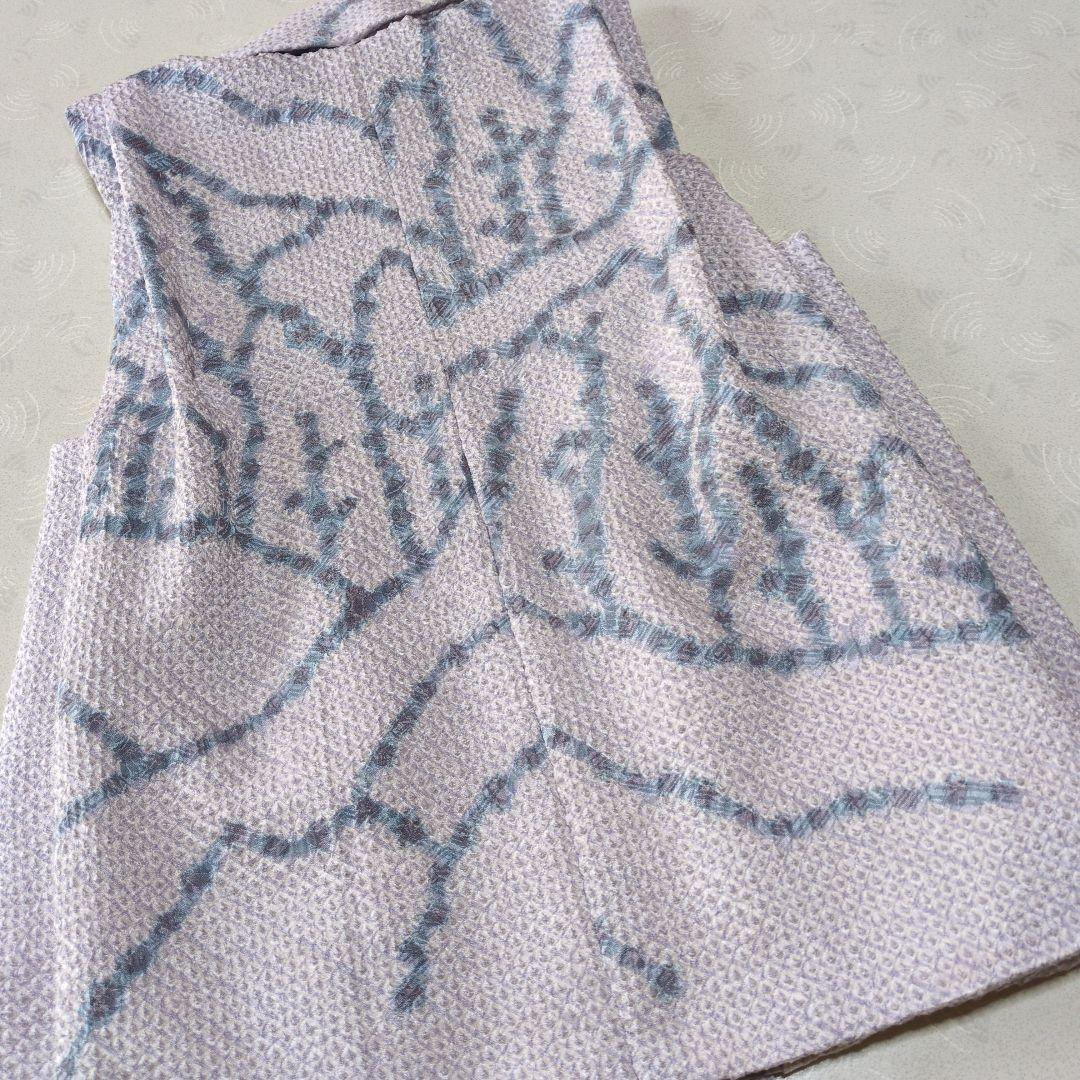 七五三３歳男の子正絹総絞り手縫いの被布(中綿無し）