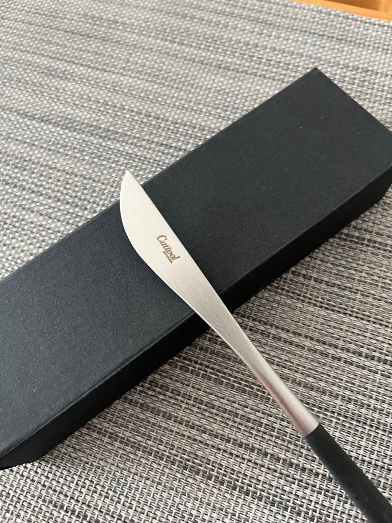 クチポール ゴア ブラック×シルバー ディナーナイフ 正規日本代理店品