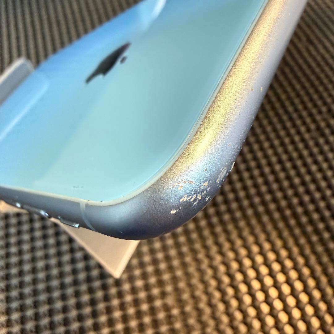 iPhone XR 64GB ブルー SIMフリー バッテリー最大容量100%