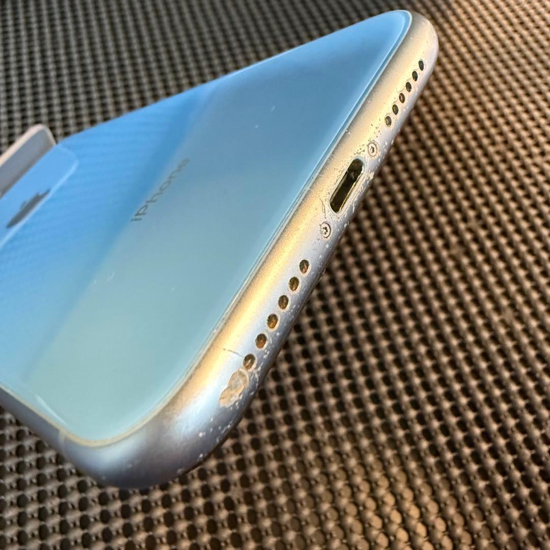 iPhone XR 64GB ブルー SIMフリー バッテリー最大容量100%