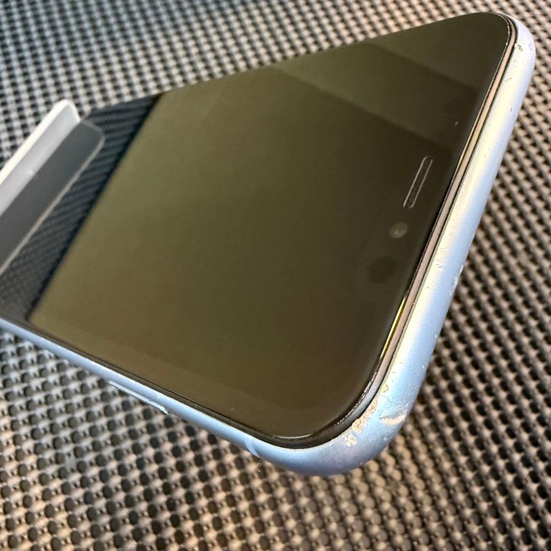 iPhone XR 64GB ブルー SIMフリー バッテリー最大容量100%
