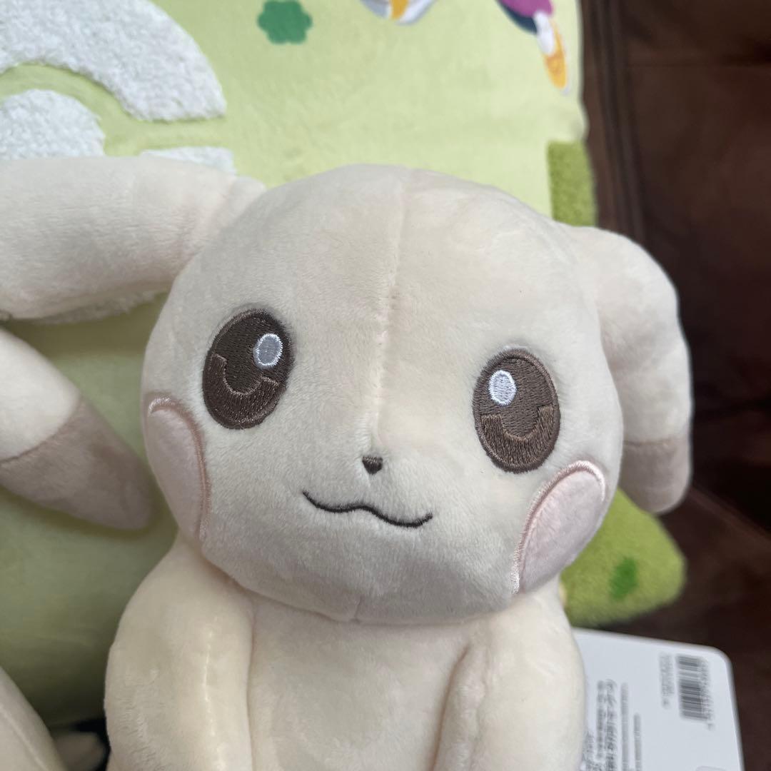 【新品タグ付き】ぽこあポケモン ピカチュウ うすいろ ぬいぐるみ 2点セット