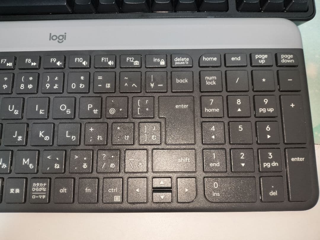 logi ワイヤレスキーボード 日本語配列　SLIM COMBO MK470