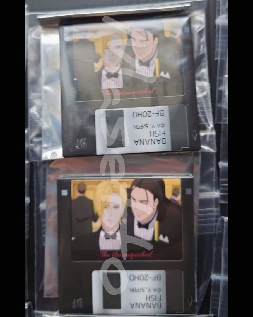 【稀少品】バナナフィッシュ フロッピー風缶バッジ vol.4 コンプリート