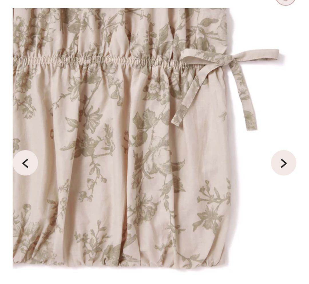 Francfranc ギャザーリボン 布団カバー&枕カバー