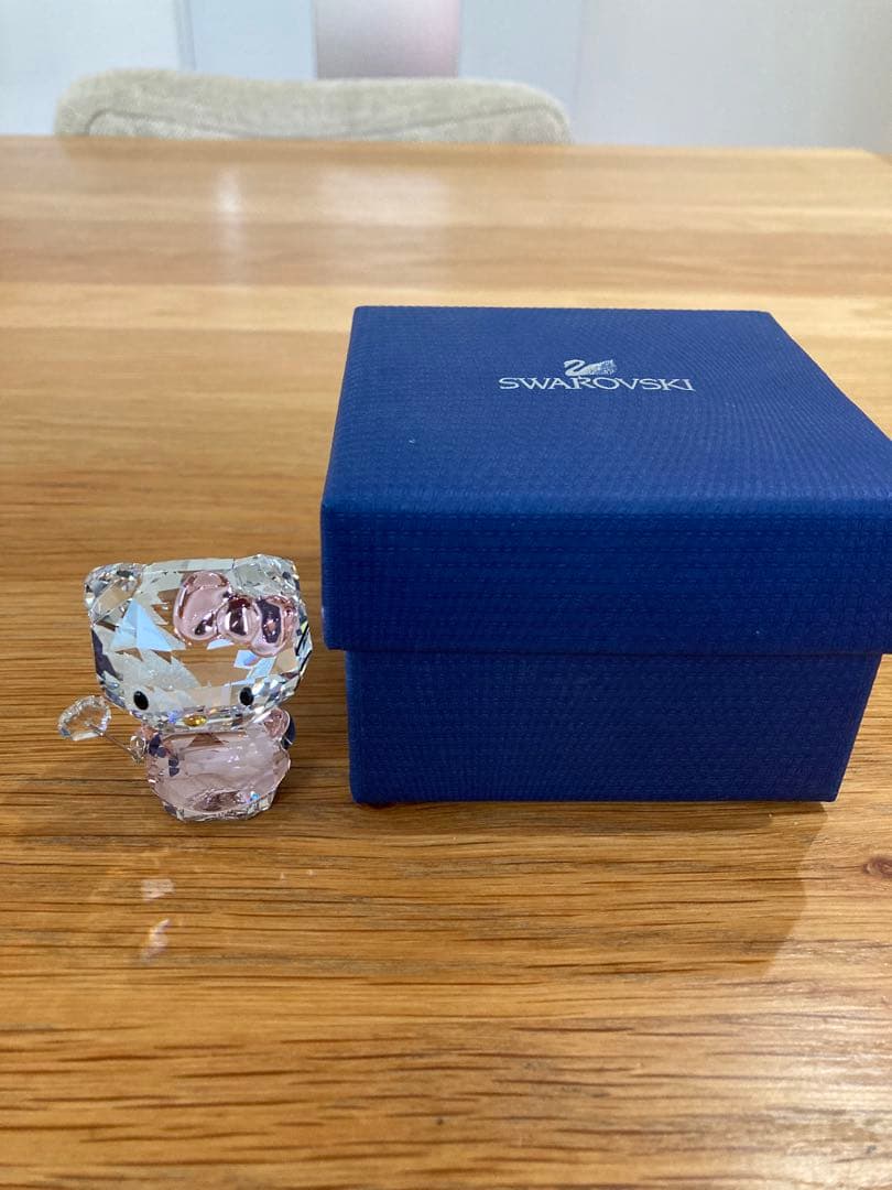スワロフスキー　キティ　妖精　ピンク　置物　 Hello Kitty Fairy