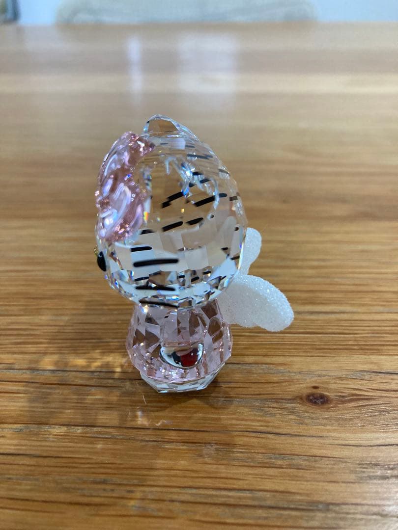 スワロフスキー　キティ　妖精　ピンク　置物　 Hello Kitty Fairy