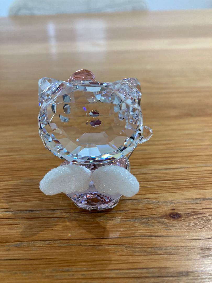 スワロフスキー　キティ　妖精　ピンク　置物　 Hello Kitty Fairy