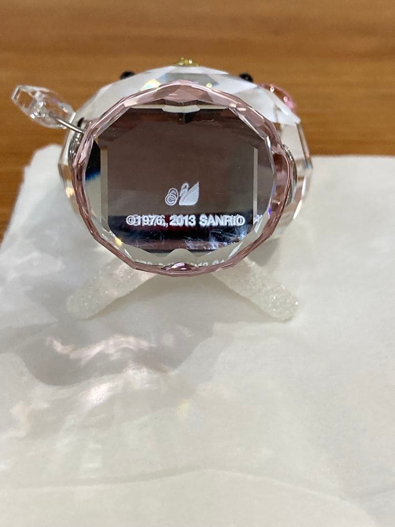 スワロフスキー　キティ　妖精　ピンク　置物　 Hello Kitty Fairy