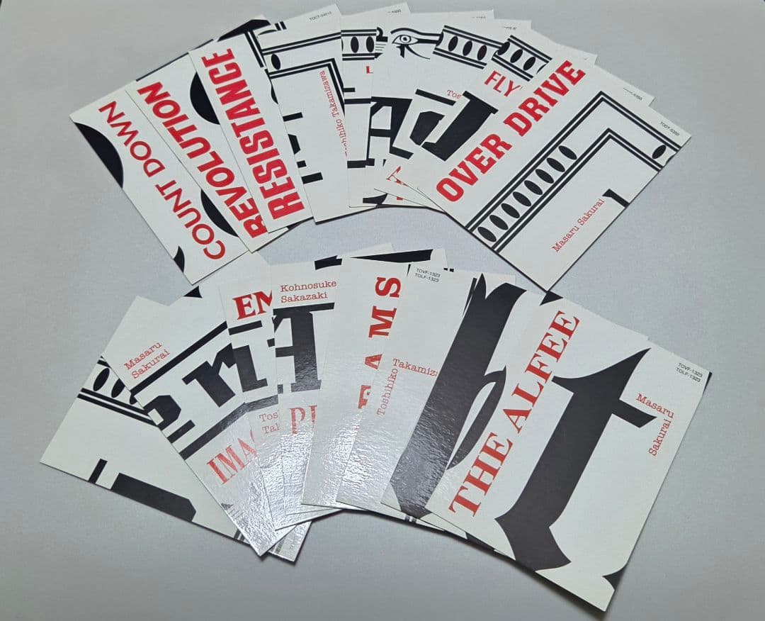 THE ALFEE 25th Anniversary サーキットトレカ セット