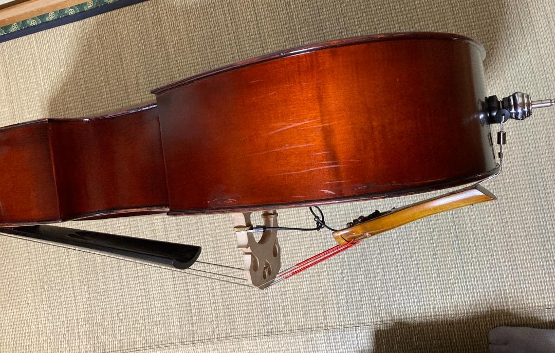 コントラバス　ミニコントラバス　オリエンテMB-40　ピックアップ付