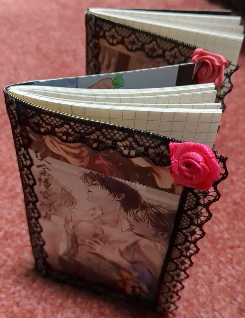 コラージュ素材 おすそ分け〜 BL柄メモ帳2冊セット〜【現品限り☆】