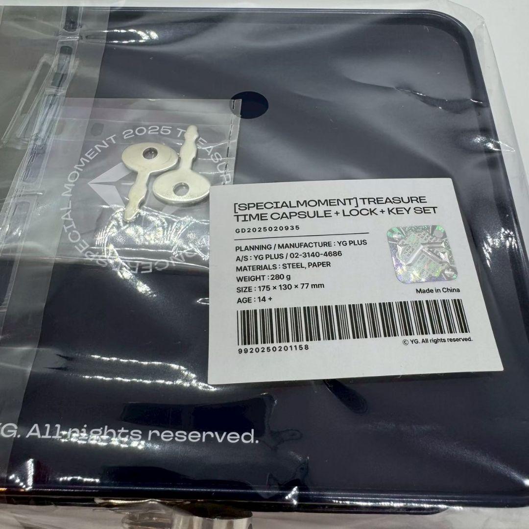 TREASUREトレジャー ファンコン ソウル タイムカプセルロックキーセット