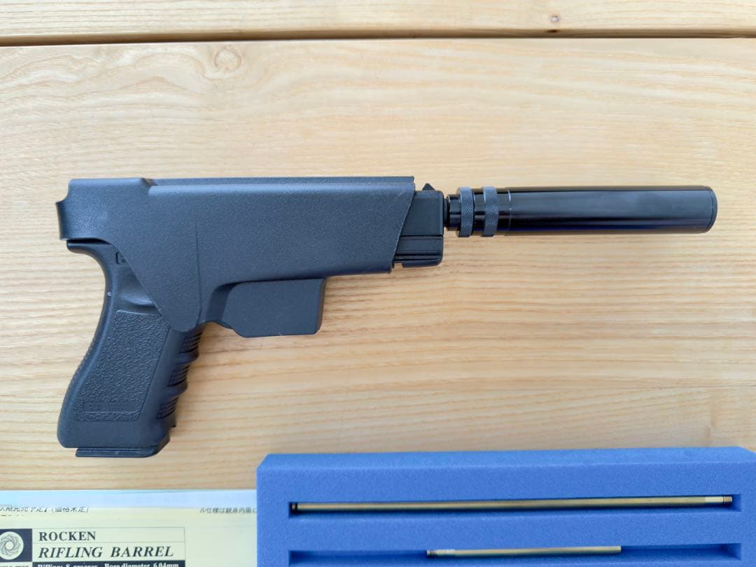 グロック GLOCK 17 タナカワークス 六研 ロングバレル カスタム モデル