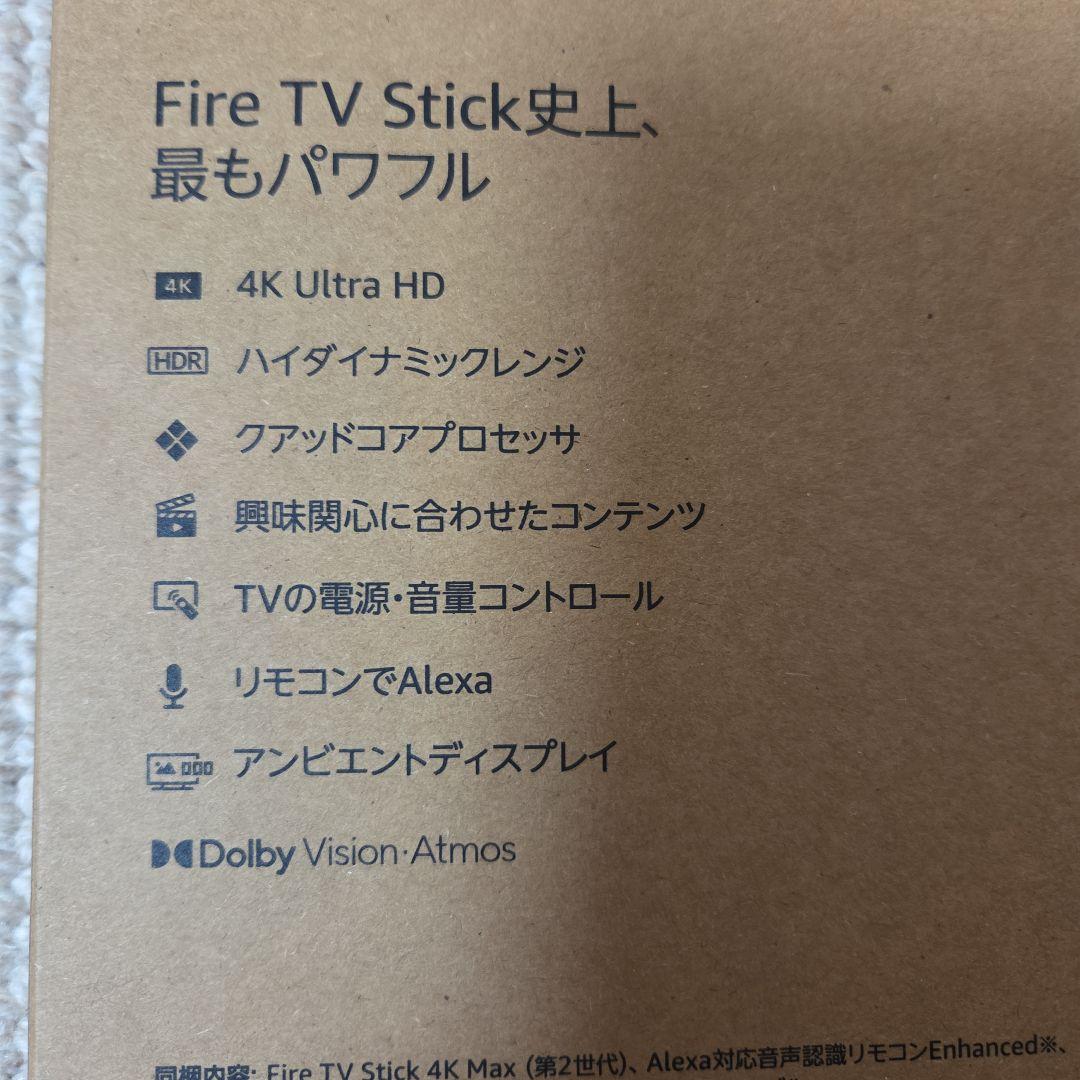 美品　Fire TV Stick 4K Max 16GB Wi-Fi 6E