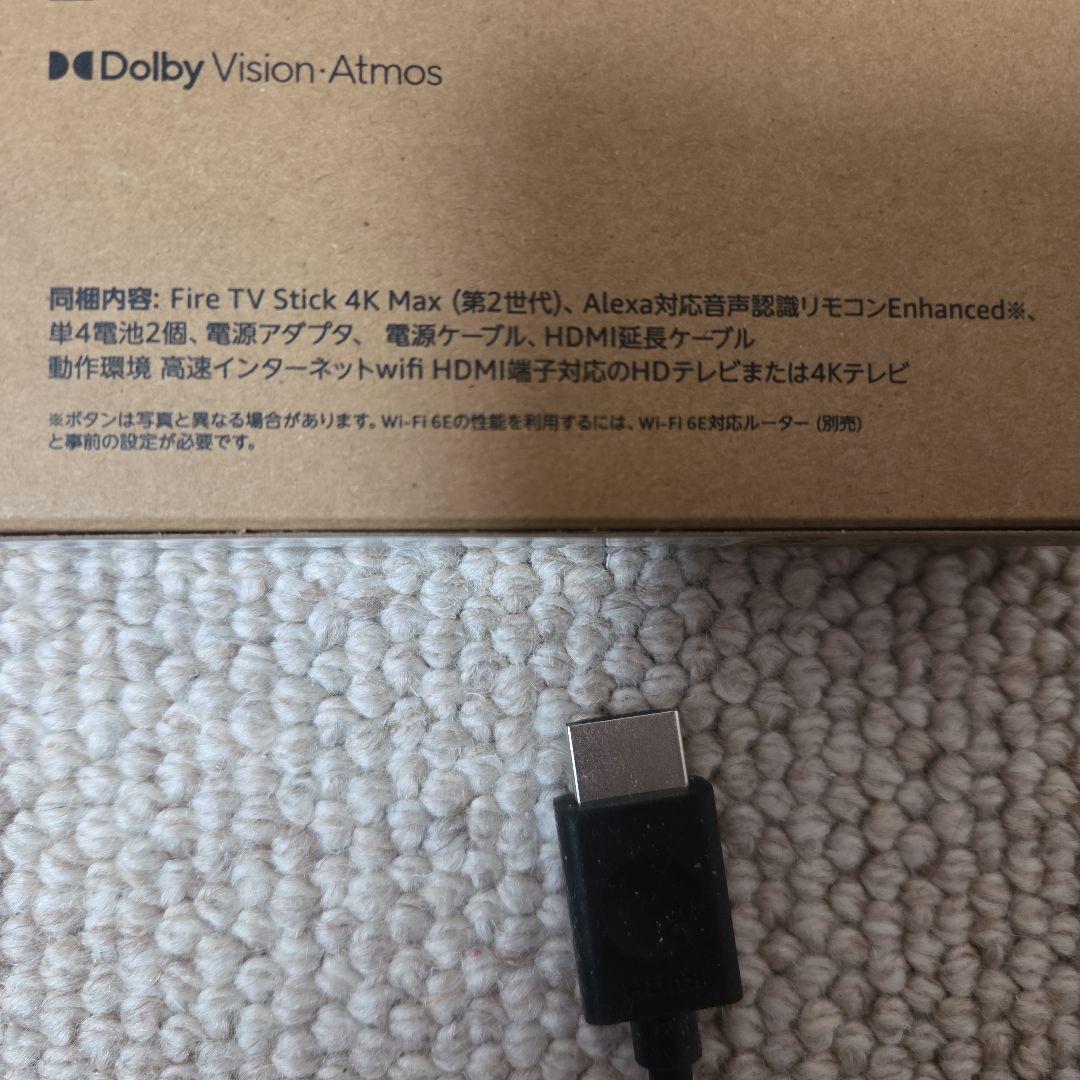 美品　Fire TV Stick 4K Max 16GB Wi-Fi 6E