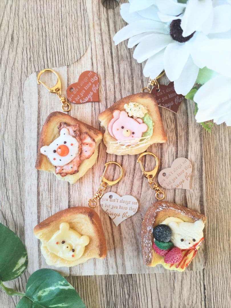 くまトースト屋♡バター♡　フェイクフード　フェイクスイーツ　インテリア