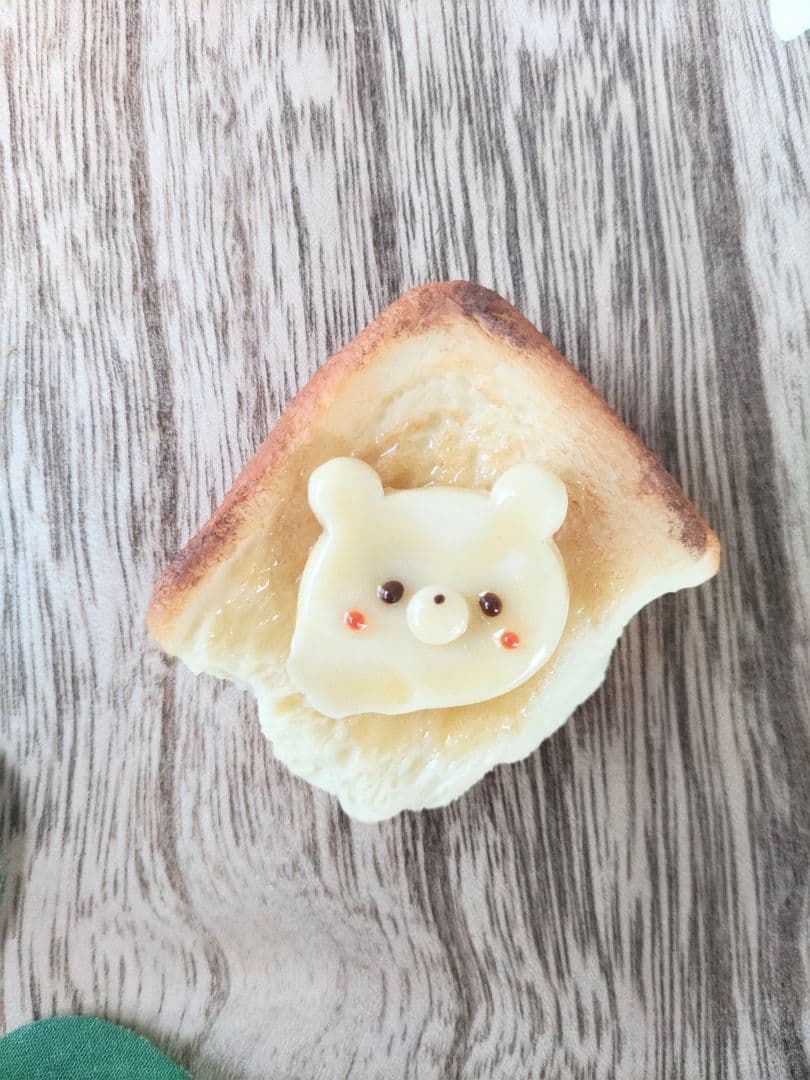 くまトースト屋♡バター♡　フェイクフード　フェイクスイーツ　インテリア