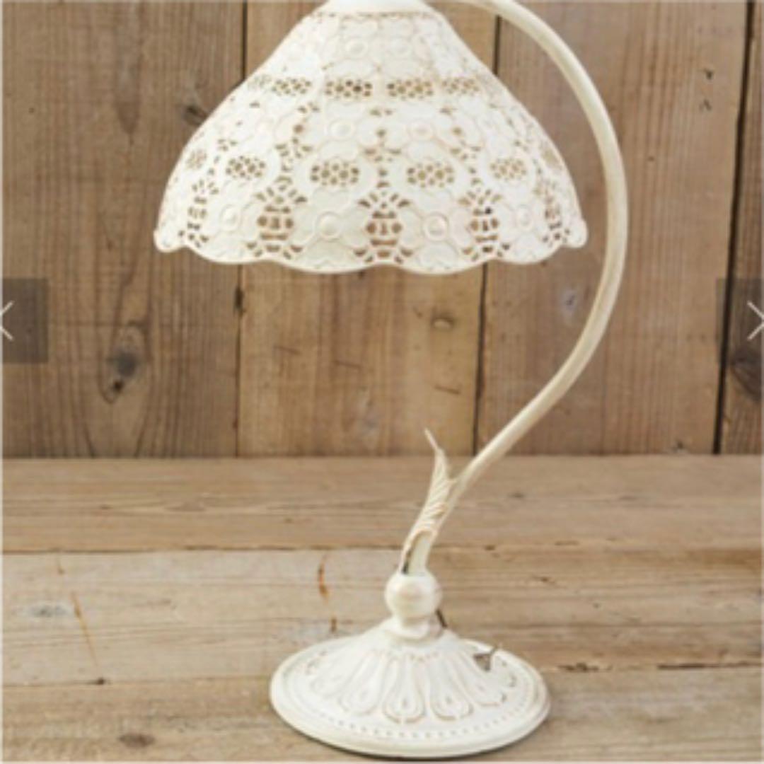 アンティークシェードランプ