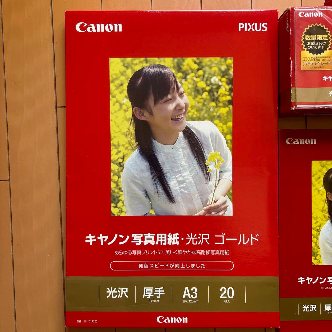 まとめCanon PIXUSとコクヨの写真用紙　A3他、約270枚