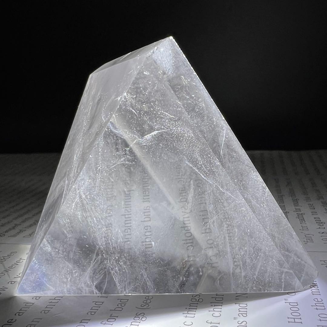 ✳️✨神々の宿る聖地の水晶パワー✨レインボー入 ヒマラヤ水晶 ピラミッド 天然石