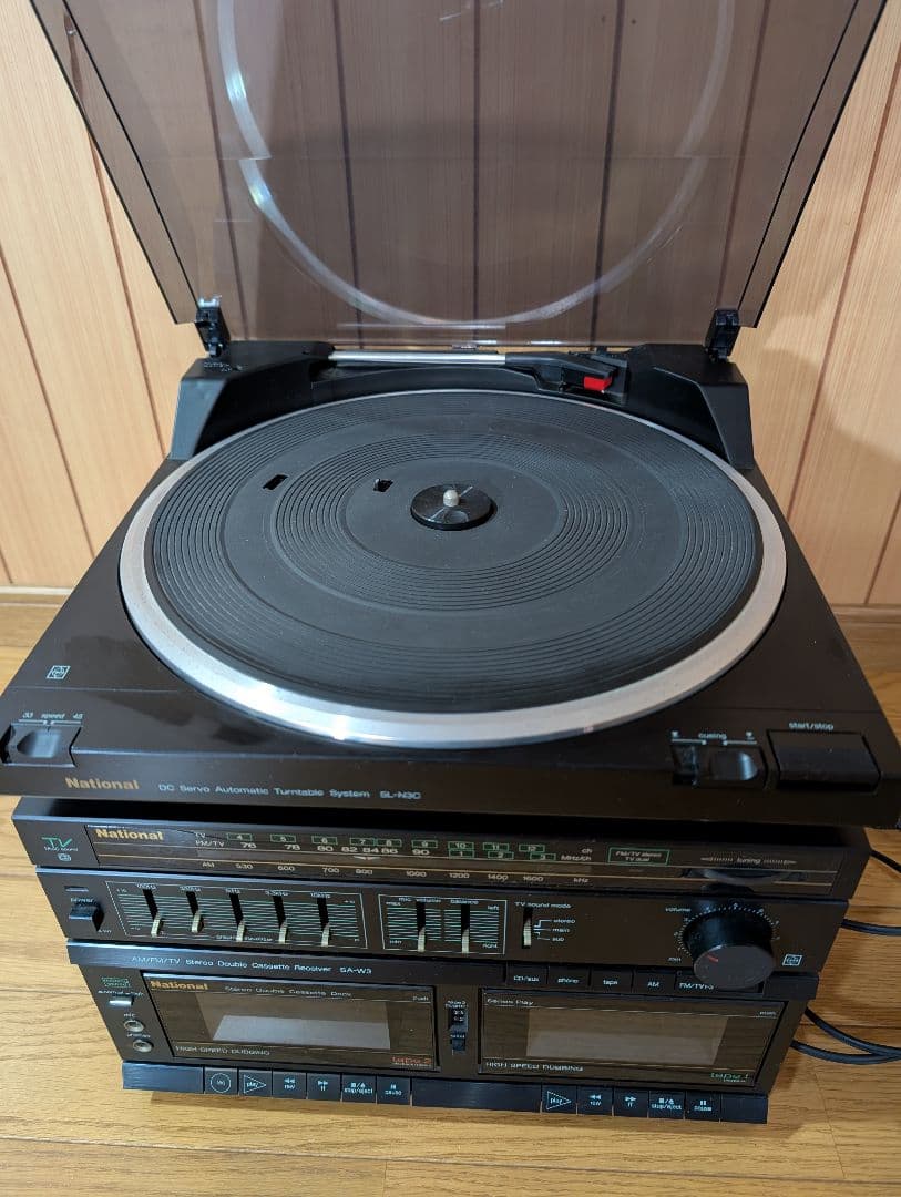 ナショナルダブルカセットステレオミュージックシステム　SGーW３