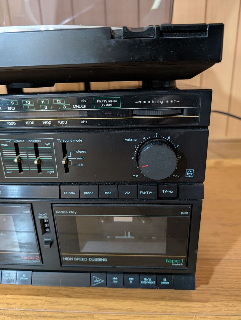 ナショナルダブルカセットステレオミュージックシステム　SGーW３