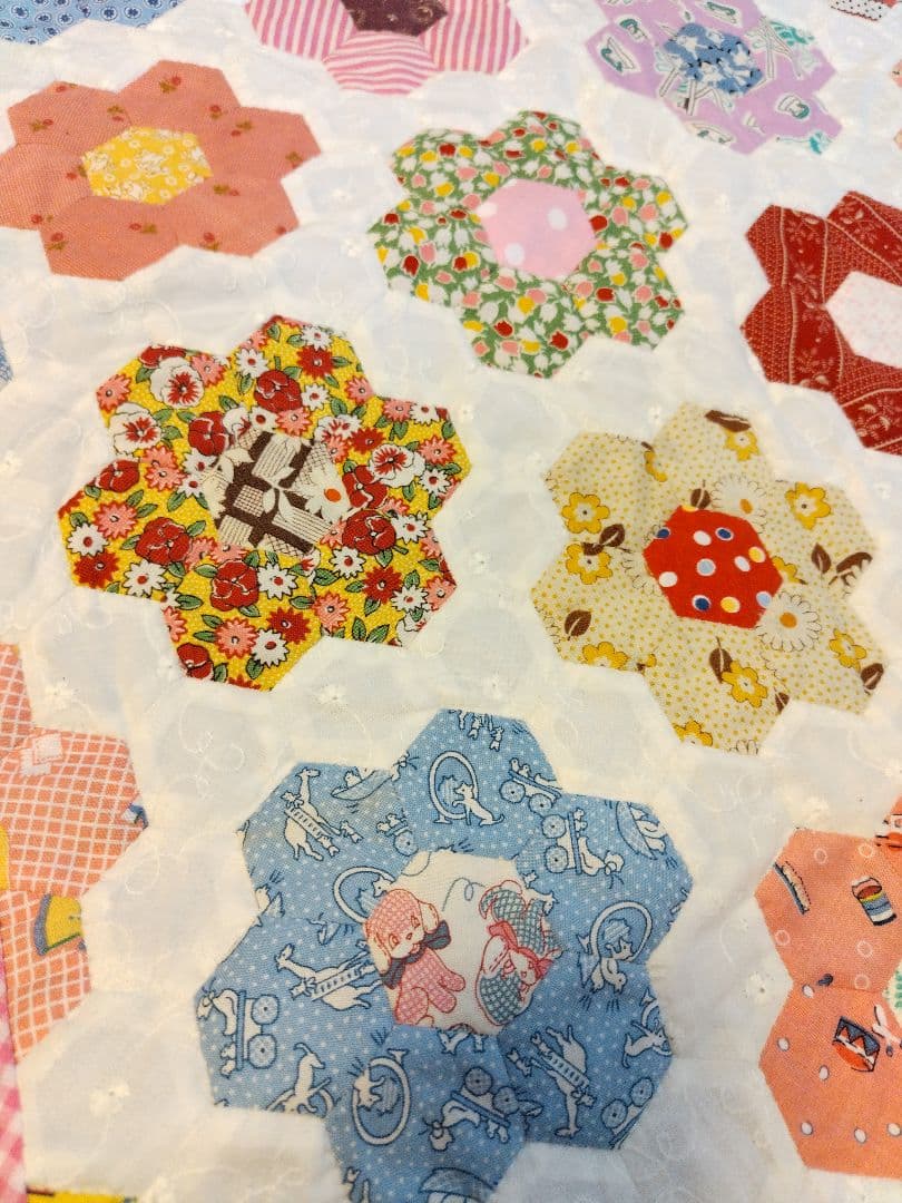 パッチワーク ヘキサゴン♪