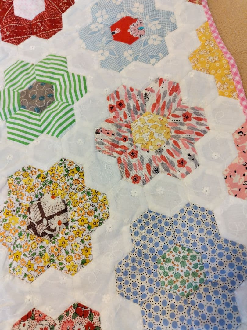 パッチワーク ヘキサゴン♪