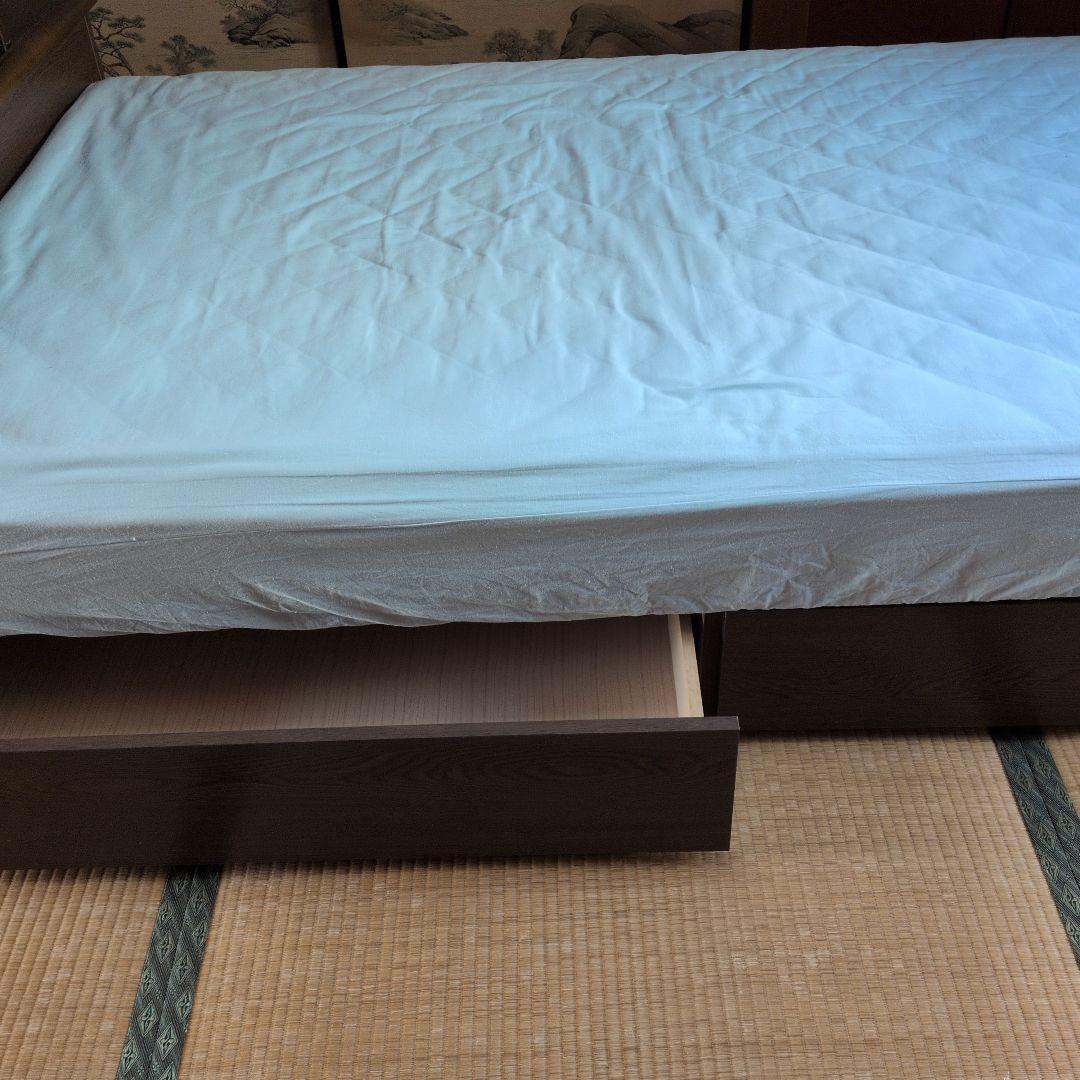 フランスベッド セミダブルベッドフレーム 引き出しマットレス付き　条件付き