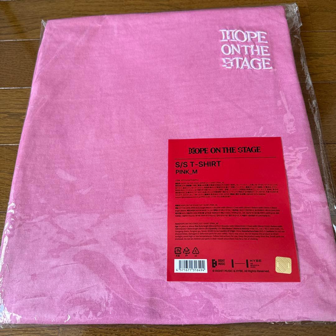 HOPE ON THE STAGE S/S T-SHIRT ピンク M