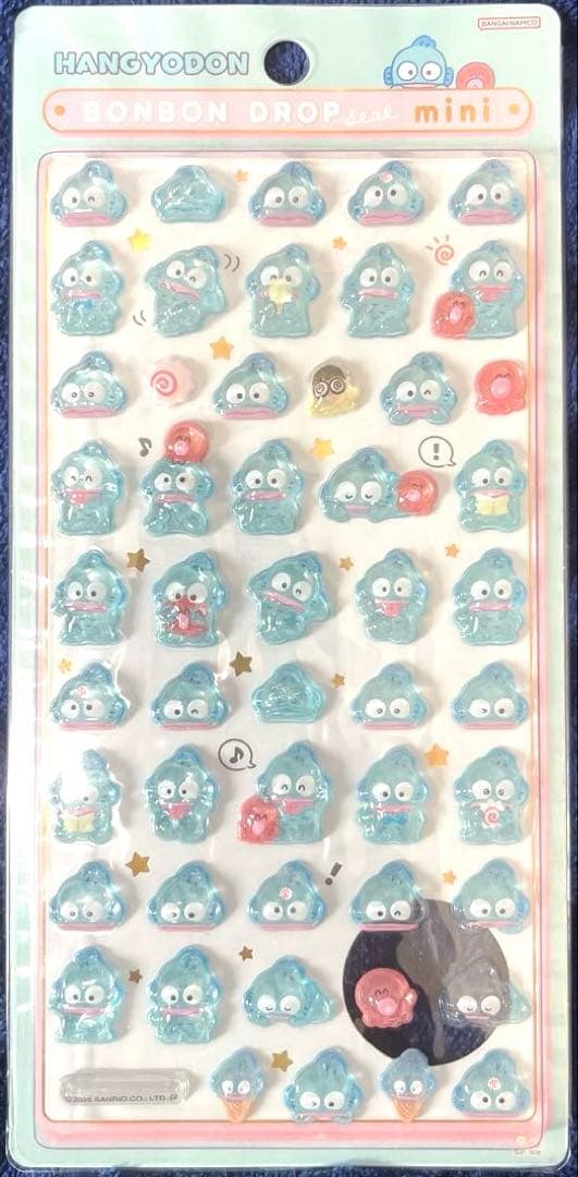 ［正規品］ボンボンドロップシール & ミニ サンリオ 6枚セット