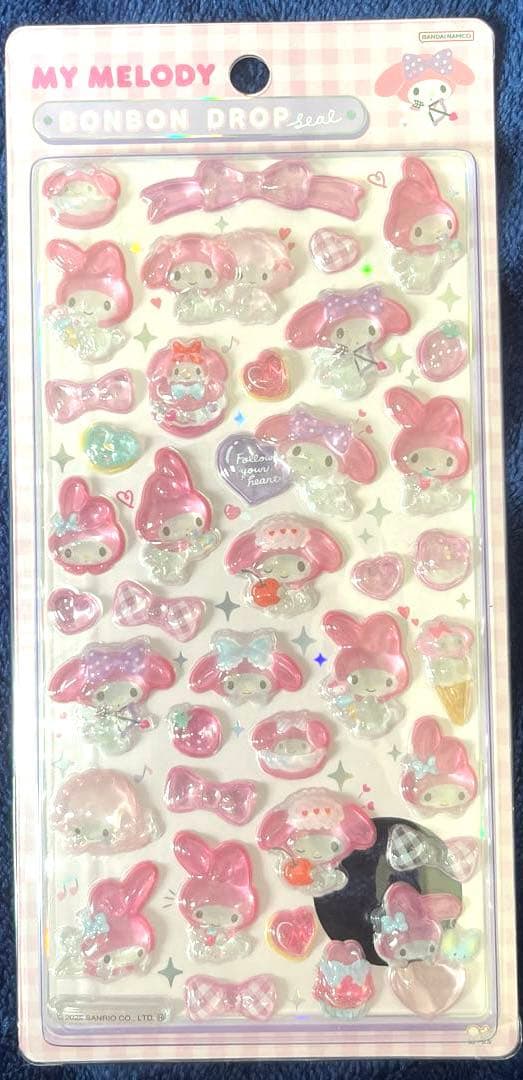 ［正規品］ボンボンドロップシール & ミニ サンリオ 6枚セット