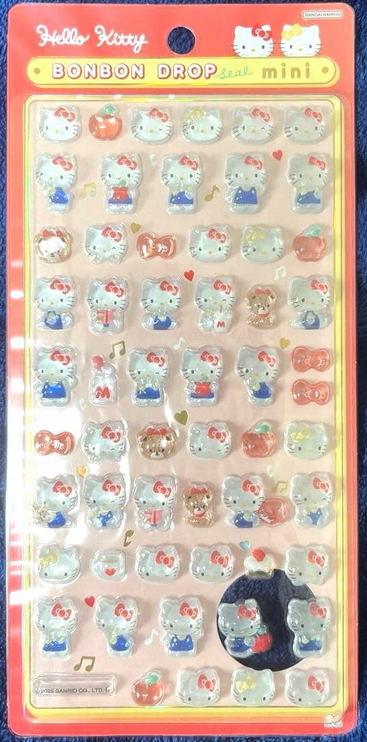 ［正規品］ボンボンドロップシール & ミニ サンリオ 6枚セット