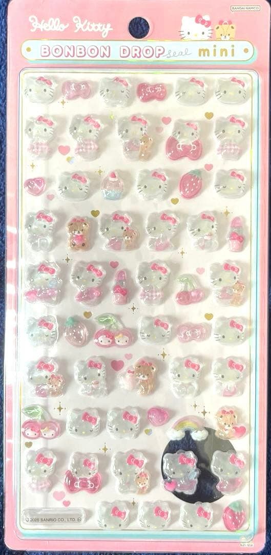 ［正規品］ボンボンドロップシール & ミニ サンリオ 6枚セット