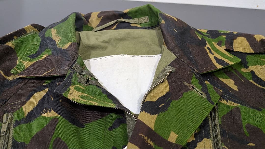 実物 イギリス軍 RAF MK2A エアクルー コンバットジャケット DPMカモ