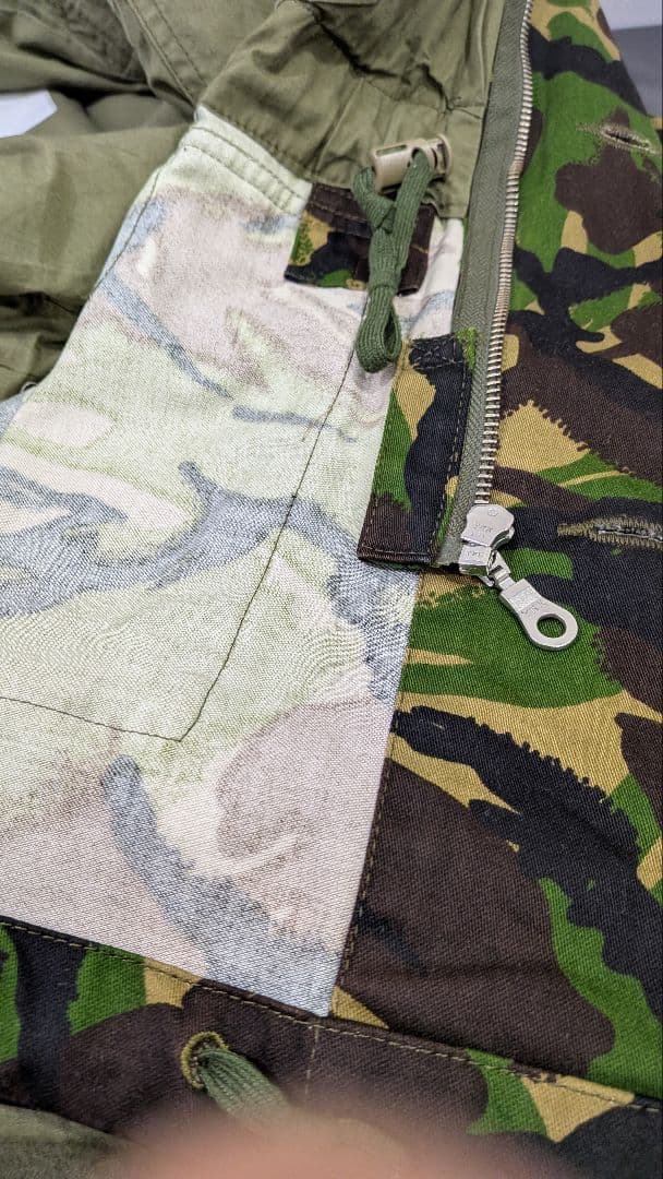 実物 イギリス軍 RAF MK2A エアクルー コンバットジャケット DPMカモ