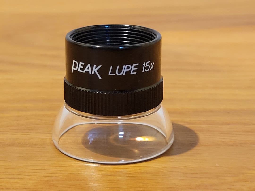 生産終了品 peak lupe 15× ピーク ルーペ 15倍 万年筆 ペン先