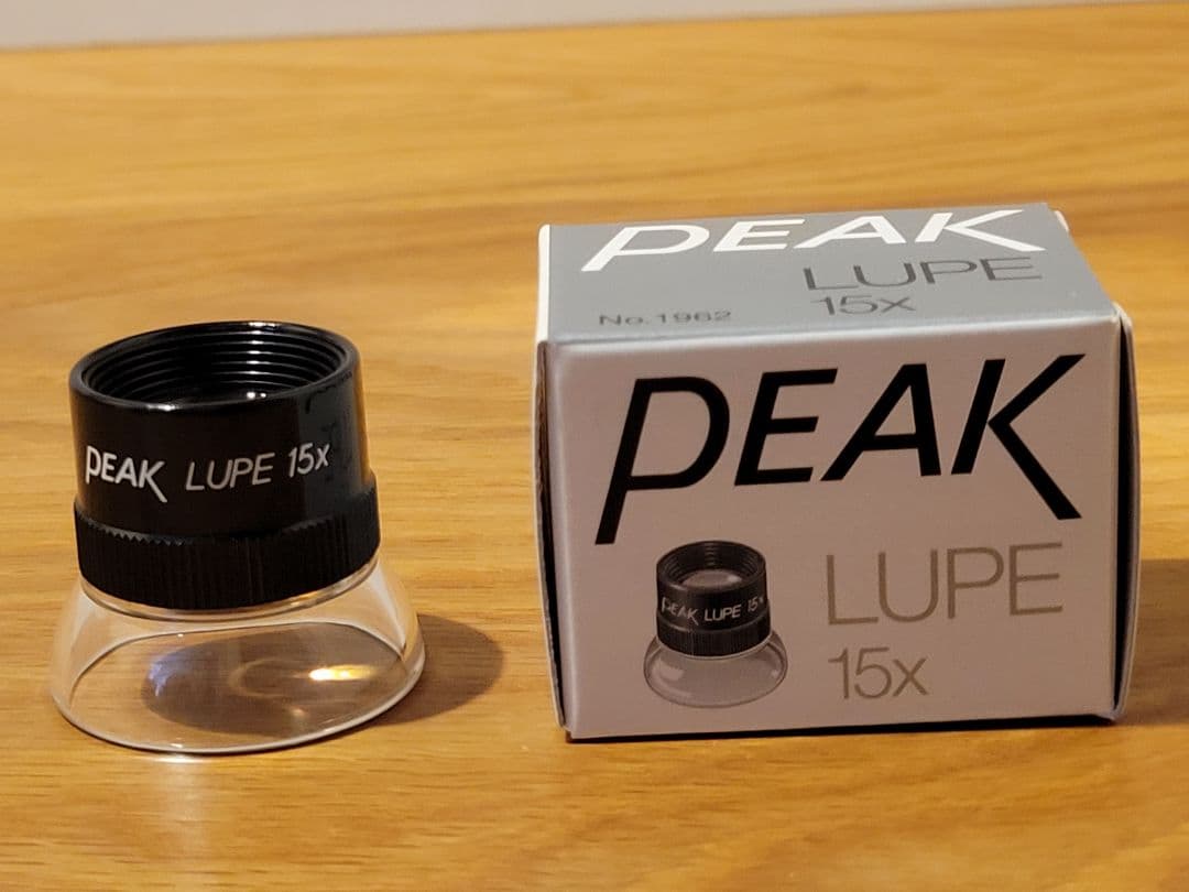生産終了品 peak lupe 15× ピーク ルーペ 15倍 万年筆 ペン先