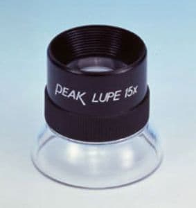 生産終了品 peak lupe 15× ピーク ルーペ 15倍 万年筆 ペン先
