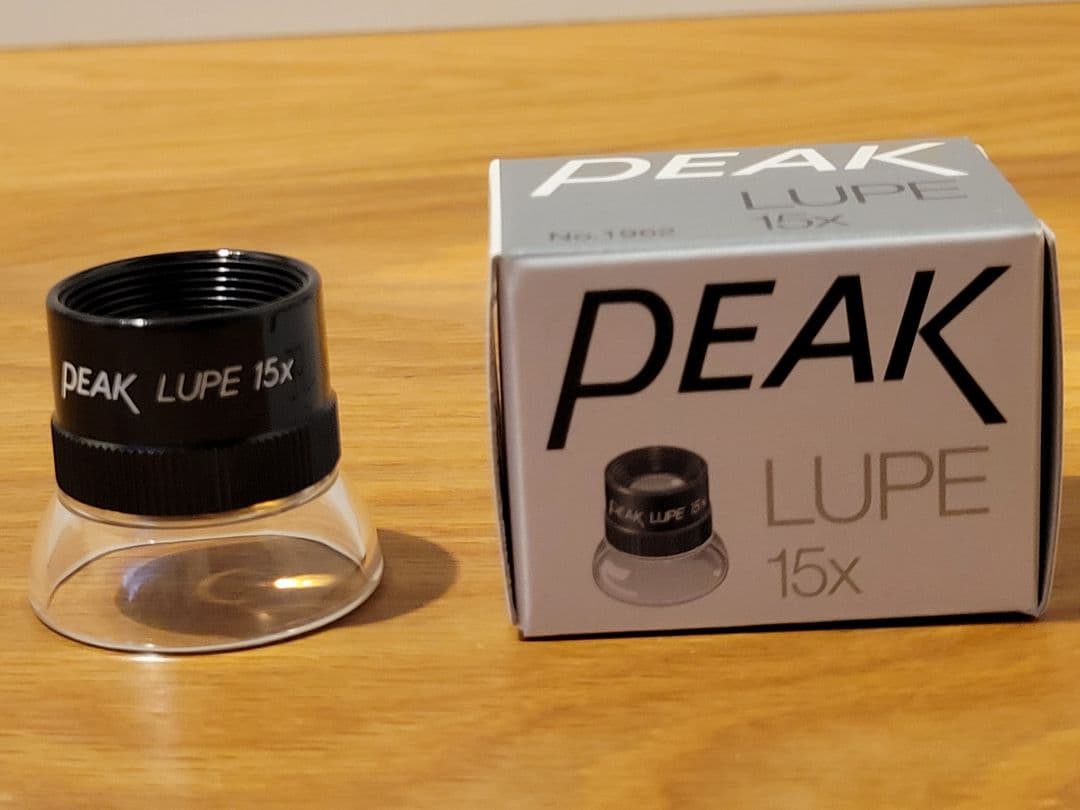 生産終了品 peak lupe 15× ピーク ルーペ 15倍 万年筆 ペン先