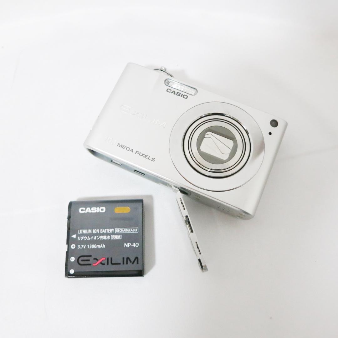 ○●美品　CASIO EXILIM EX-Z100 シルバー　デジタルカメラ●○