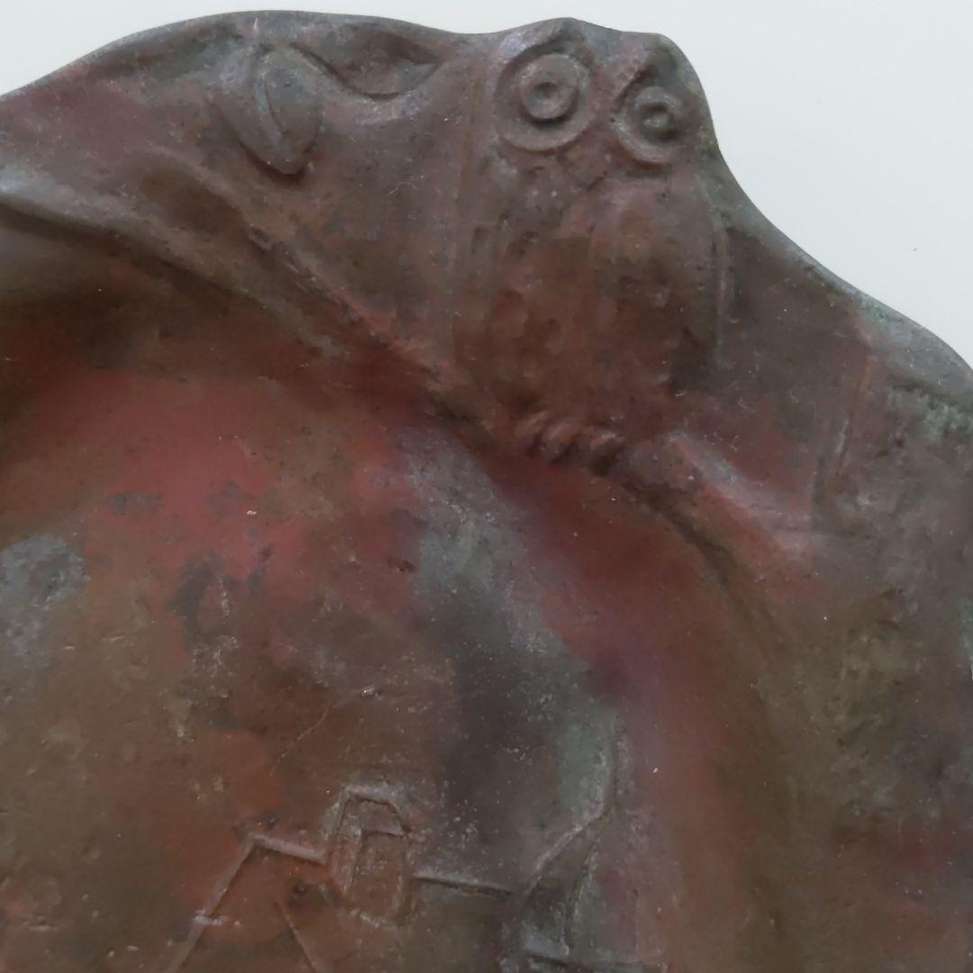 ☆パリで見つけた　アンティークで素敵なふくろうの灰皿＆ふくろうのキャンドル入れ