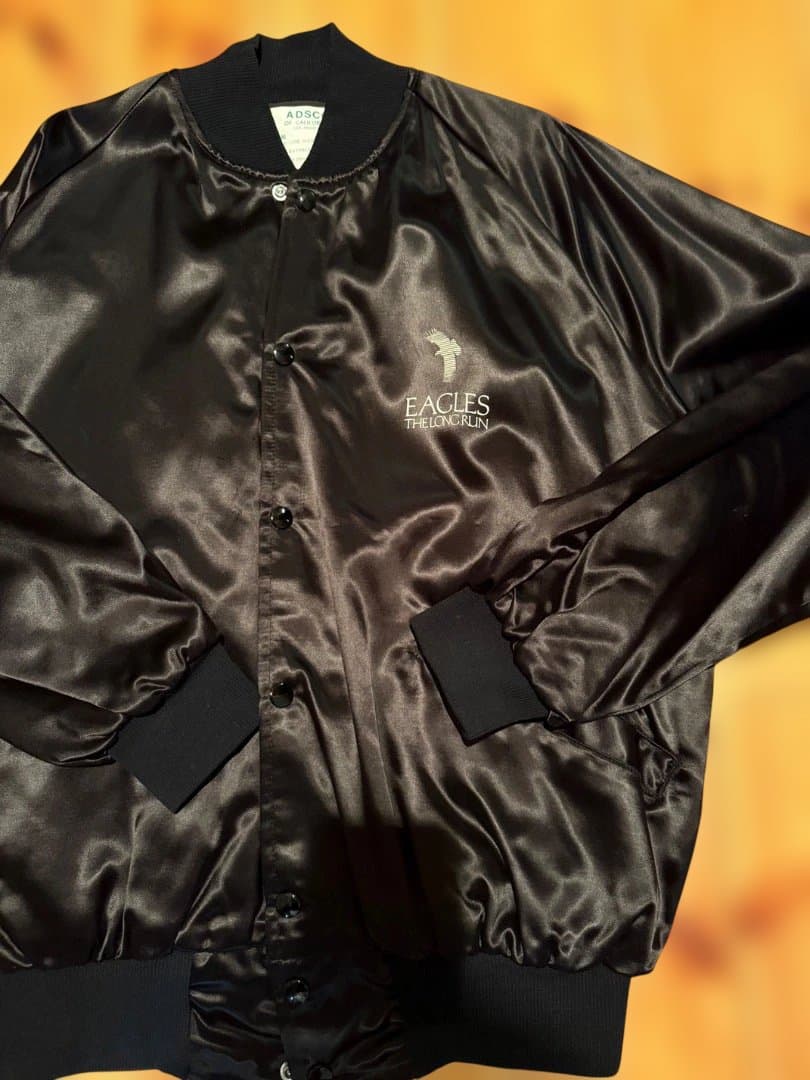 激レア The EAGLES THE LONG RUN サテンジャケット