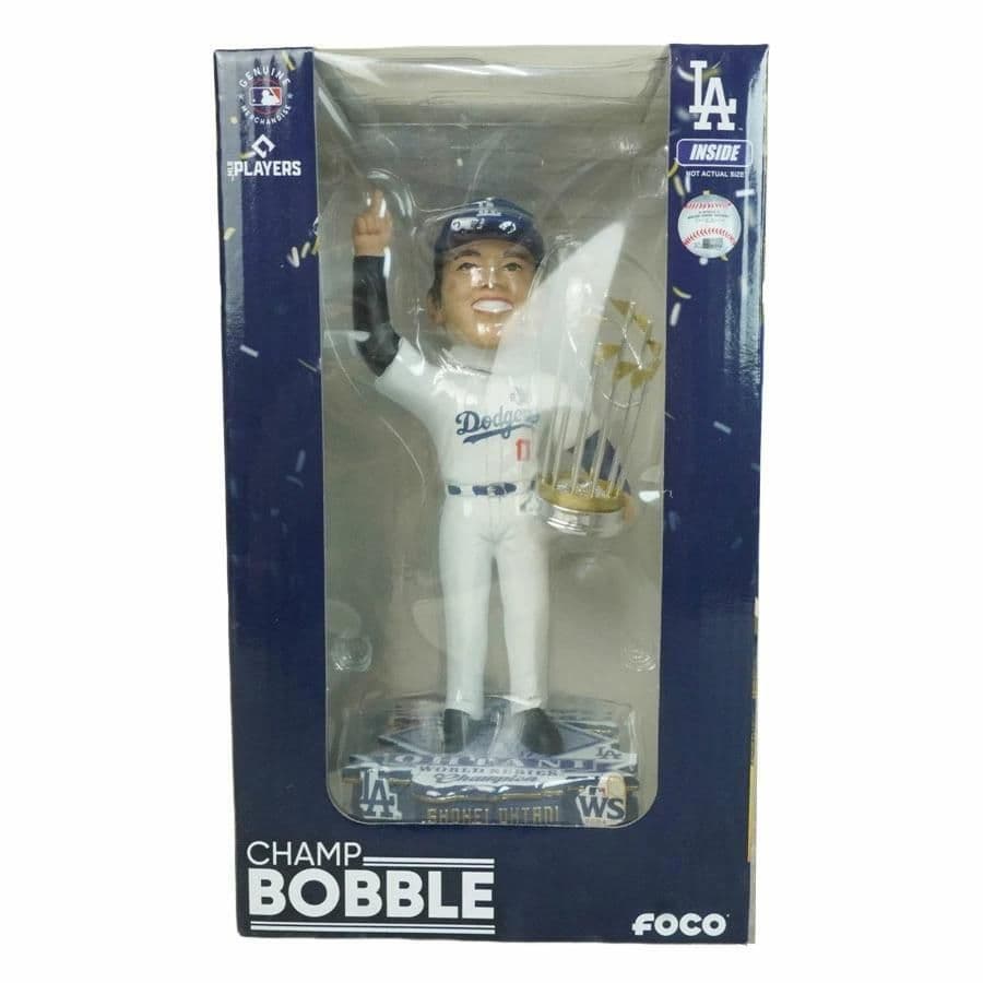 大谷翔平ボブルヘッドフィギュアワールドシリーズチャンピオントロフィー